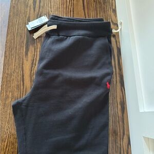 Men’s XXL Ralph Lauren Polo Black Sweatpants Track Pants Brand New with Tags